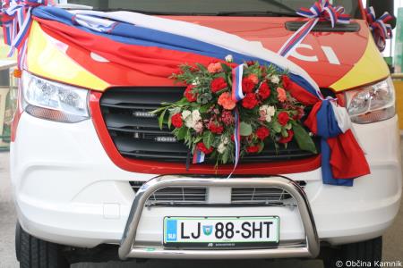 Gasilke in gasilci Prostovoljnega gasilskega društva Kamniška Bistrica bogatejši za novo vozilo in motorno črpalko (7)